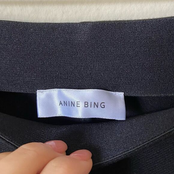 Anine Bine  Dakota Black Pants Flare Side Zip Size S - Picture 14 of 14